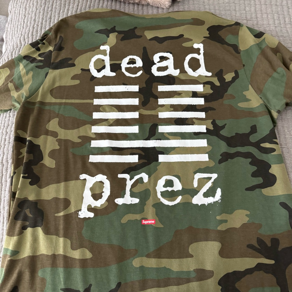 Camo Dead Prez Supreme T-shirt
